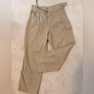 Banana Republic Women's Wide Leg Pants in Khaki